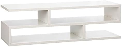 Riga Modern TV Panel Stand - White - 120 cm