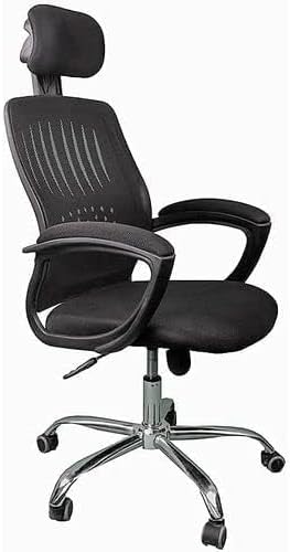 Swivel High Manager Chair with Adjustable Headrest with Mesh Back - Dream Desk