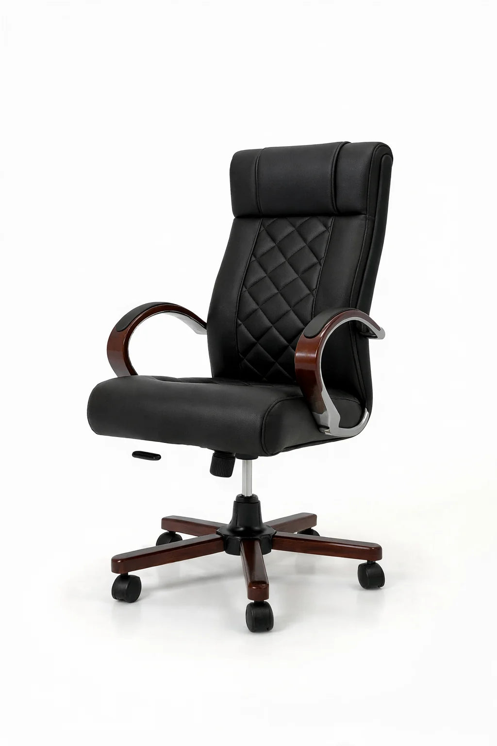 Modern Executive Quilted Leather Office Chair