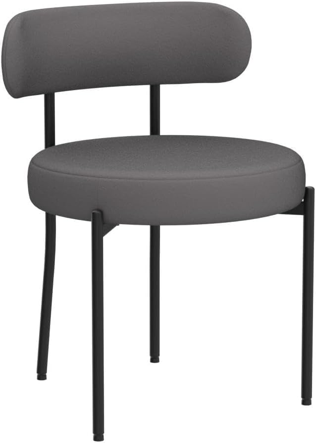 Generic Dining Share and Share for Kitchen Dining Room, Aflastred with all dining share and black legs, Curved with a modern dining chair, Side Share
