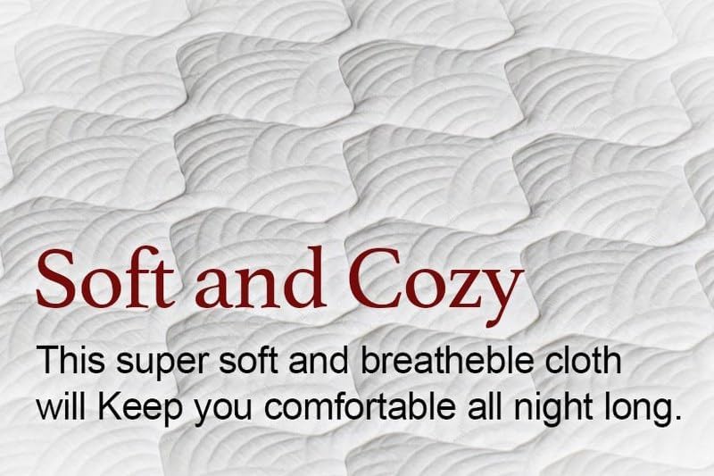 Home Gallery super soft Mattress Topper 7 cm 160x200 cm