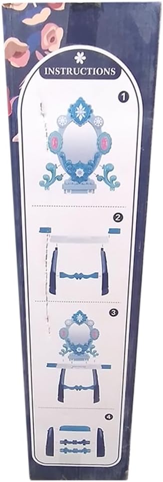 Fantasy Dressing Table Set for Little Girls - Multicolor
