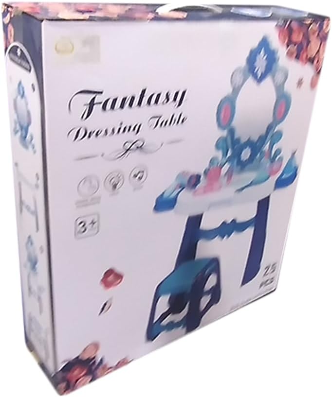 Fantasy Dressing Table Set for Little Girls - Multicolor