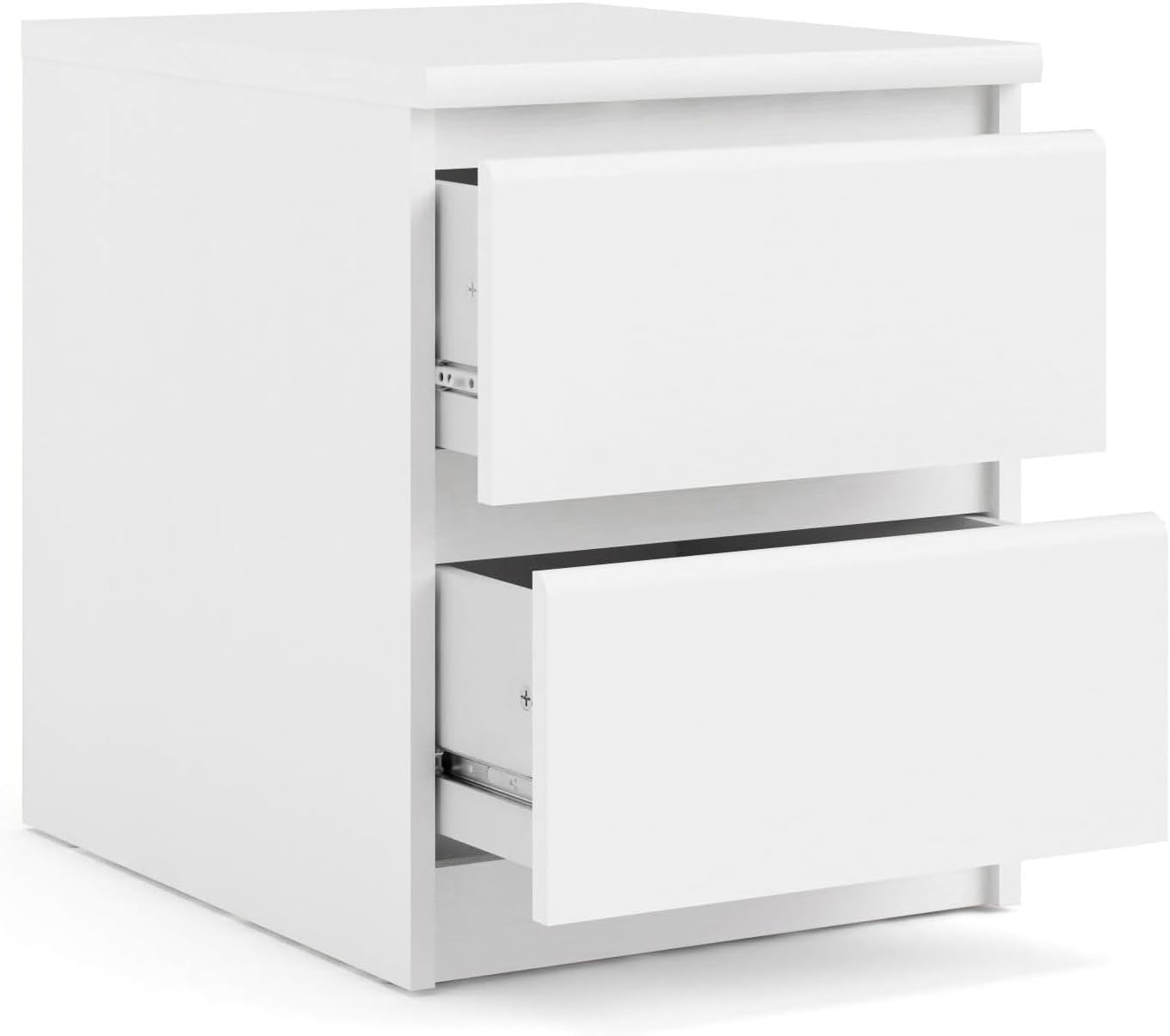 AnneFish Nightstand With 2 Drawers for Bedroom, Bedside table Small Night Stand with Drawers End Table Modern, Bedroom Accessories 40 * 40 * 50cm