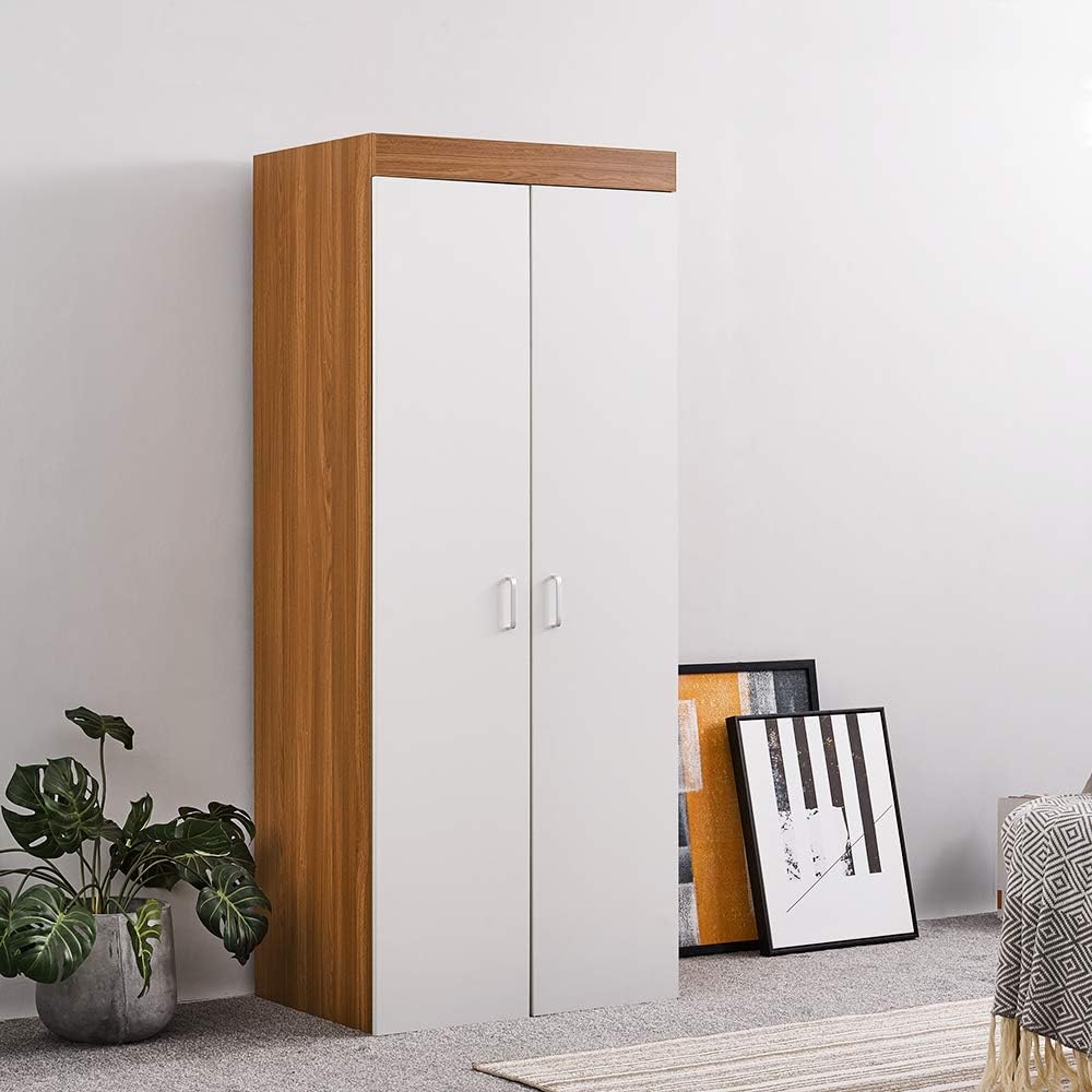 Panana Wooden 2 Door Wardrobes with 3 Chest of Drawer Unit for Bedroom Furniture
