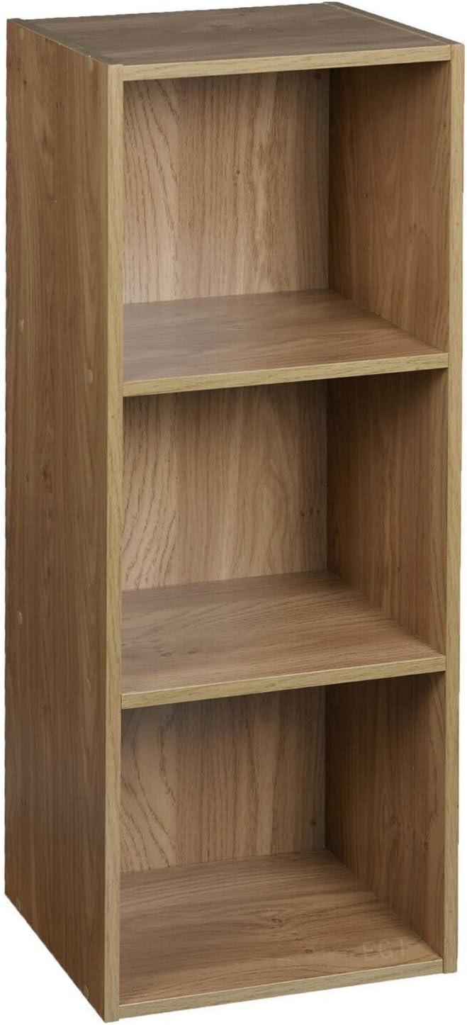 "URBNLIVING Tier Wooden Bookcase Shelving Display Storage Shelf Unit Wood Shelves (Black, 4 Shelf)
"