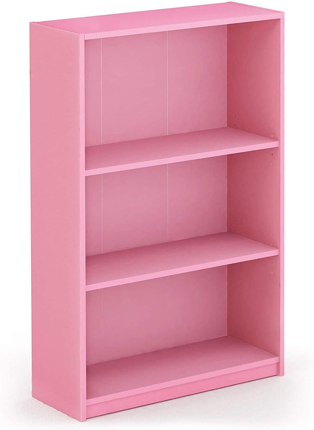 Furinno Luder Shelf Bookcase with 1 Door Storage Cabinet, White