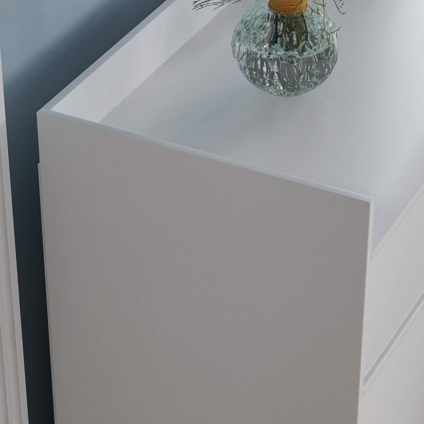 Vida Designs Dalby Modern Shoe Cabinet 2 Door 1 Drawer Hallway Closet Storage Organizer Shoe Rack Shoe Rack Wood Side Unit White