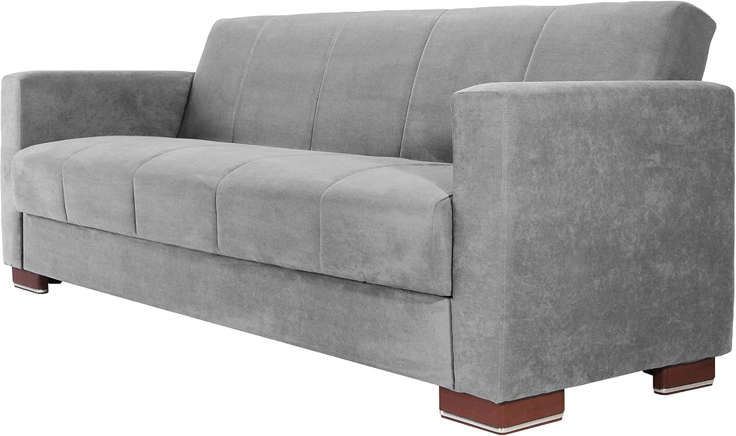 Aldora viola three seater sofa bed-gray