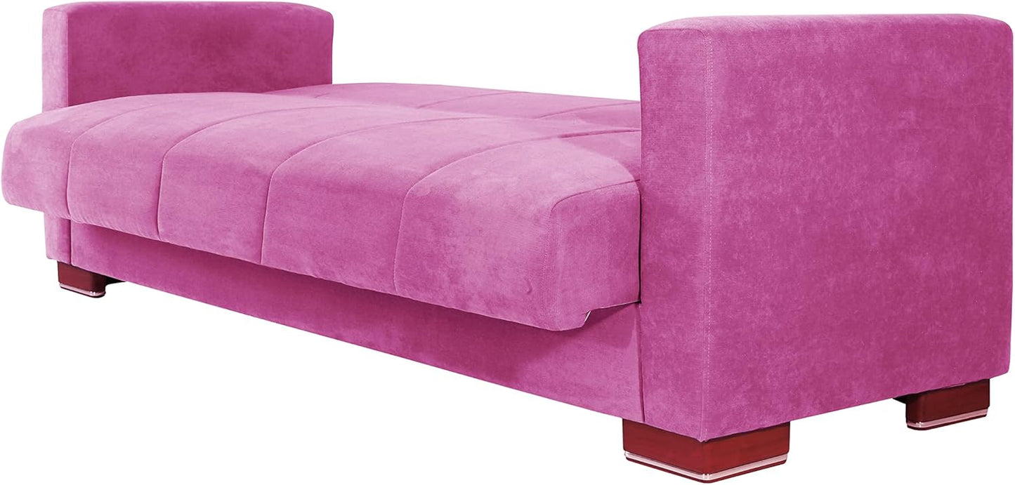 Aldora viola three seater sofa bed-mauve