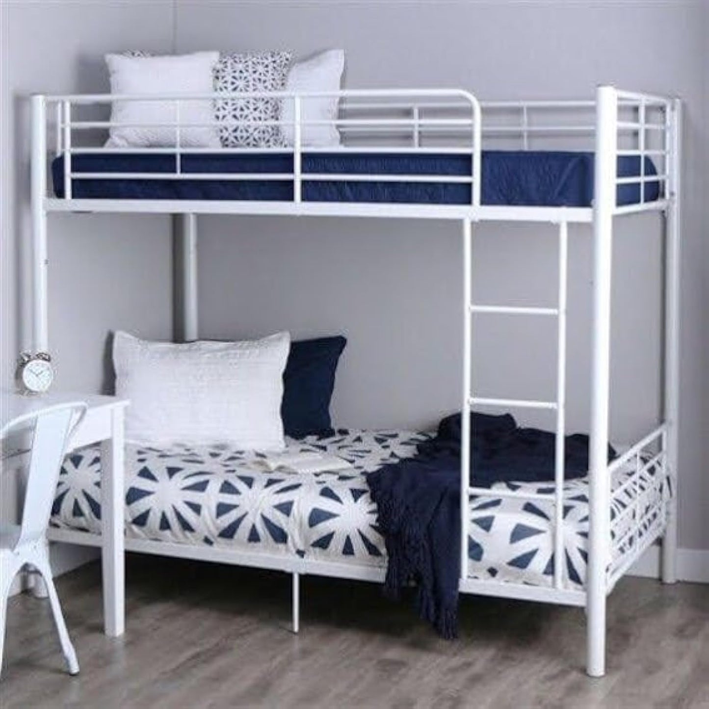 Metal Bunk Bed - 120cm * 200cm - White - Mall