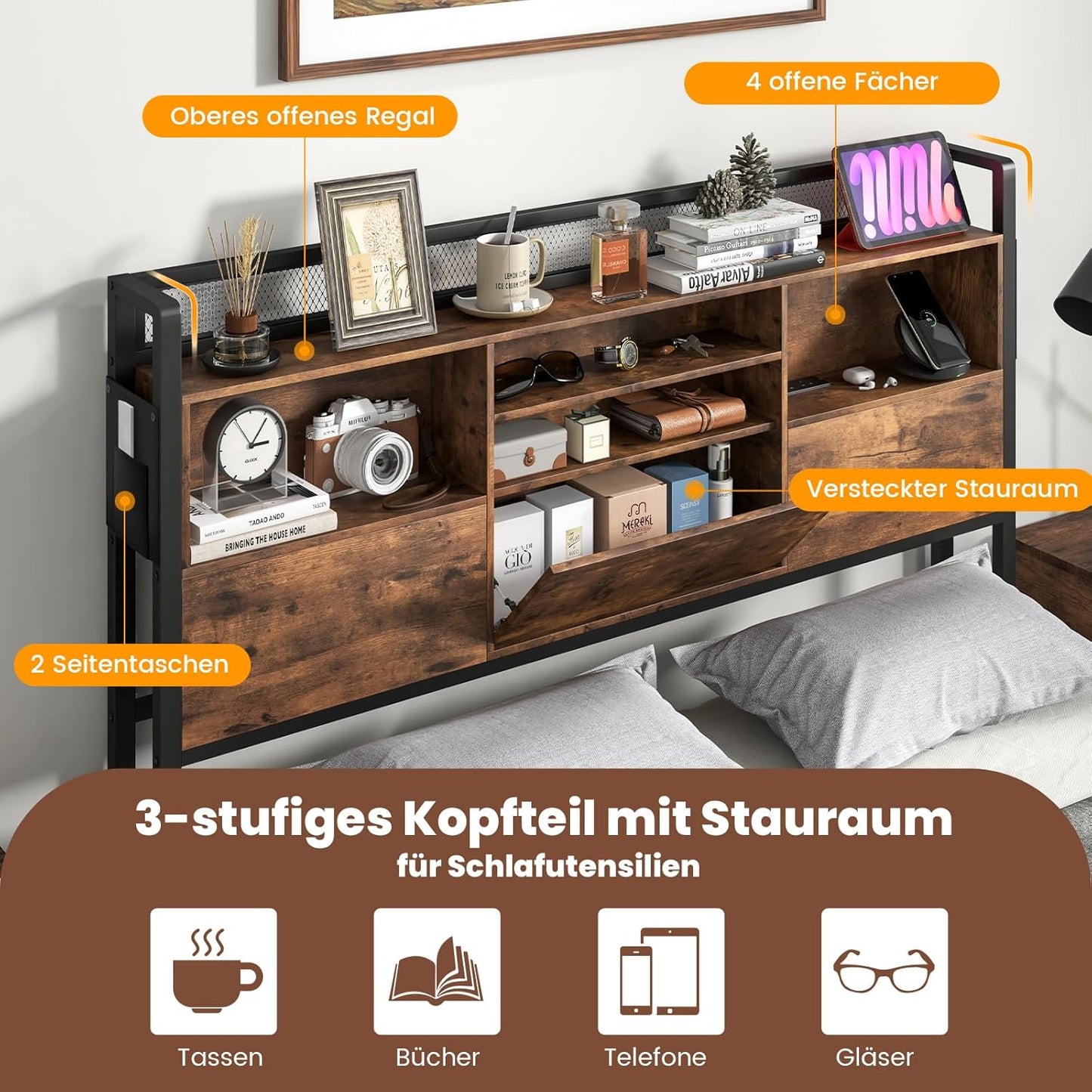 COSTWAY WHATSIZE ENTERPRISE - Commode Moderne tiroirs - Blanc (3 Drawer)