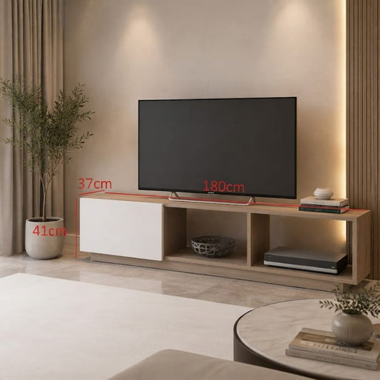 Home Gallery modern tv stand and media console - beige w180 xh41 x37