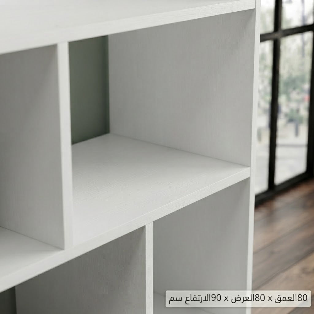 Book Shelf-Bookcase-Cabinet, White (80 * 90 * 80)