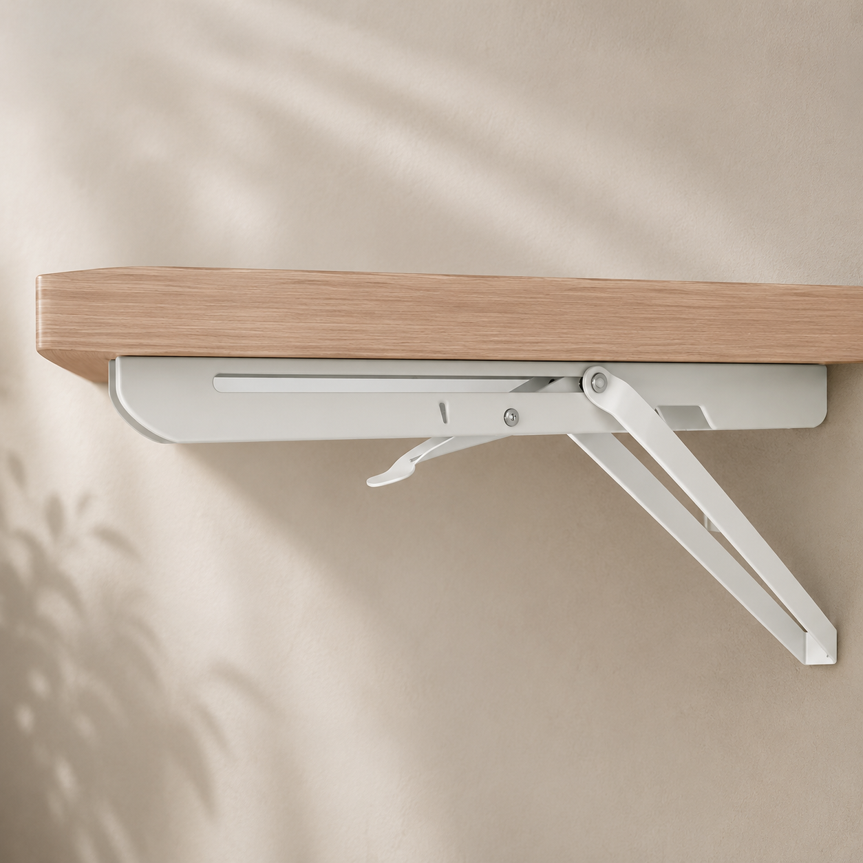 Hope - 80 x 40 cm - Folding Wall Mount Table - Beige