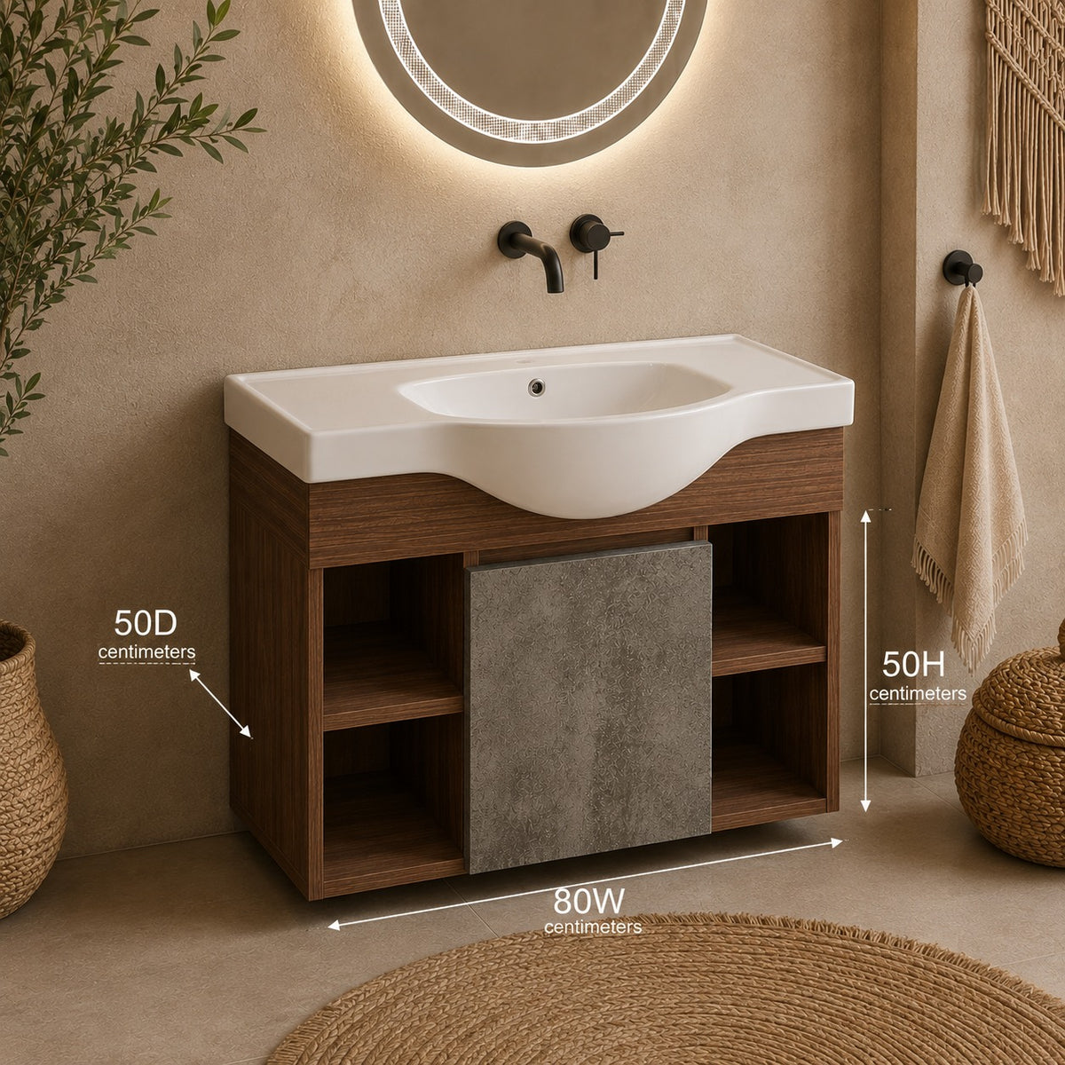 Modern Wooden Bathroom Vanity