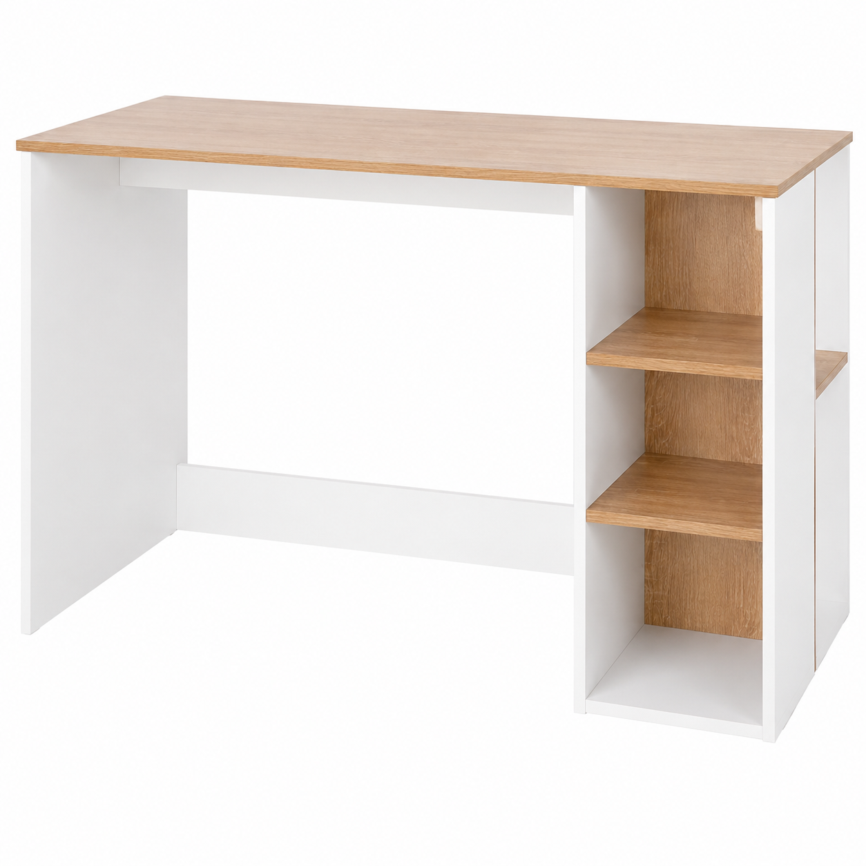Computer Desk with Storage, Large Study Desk