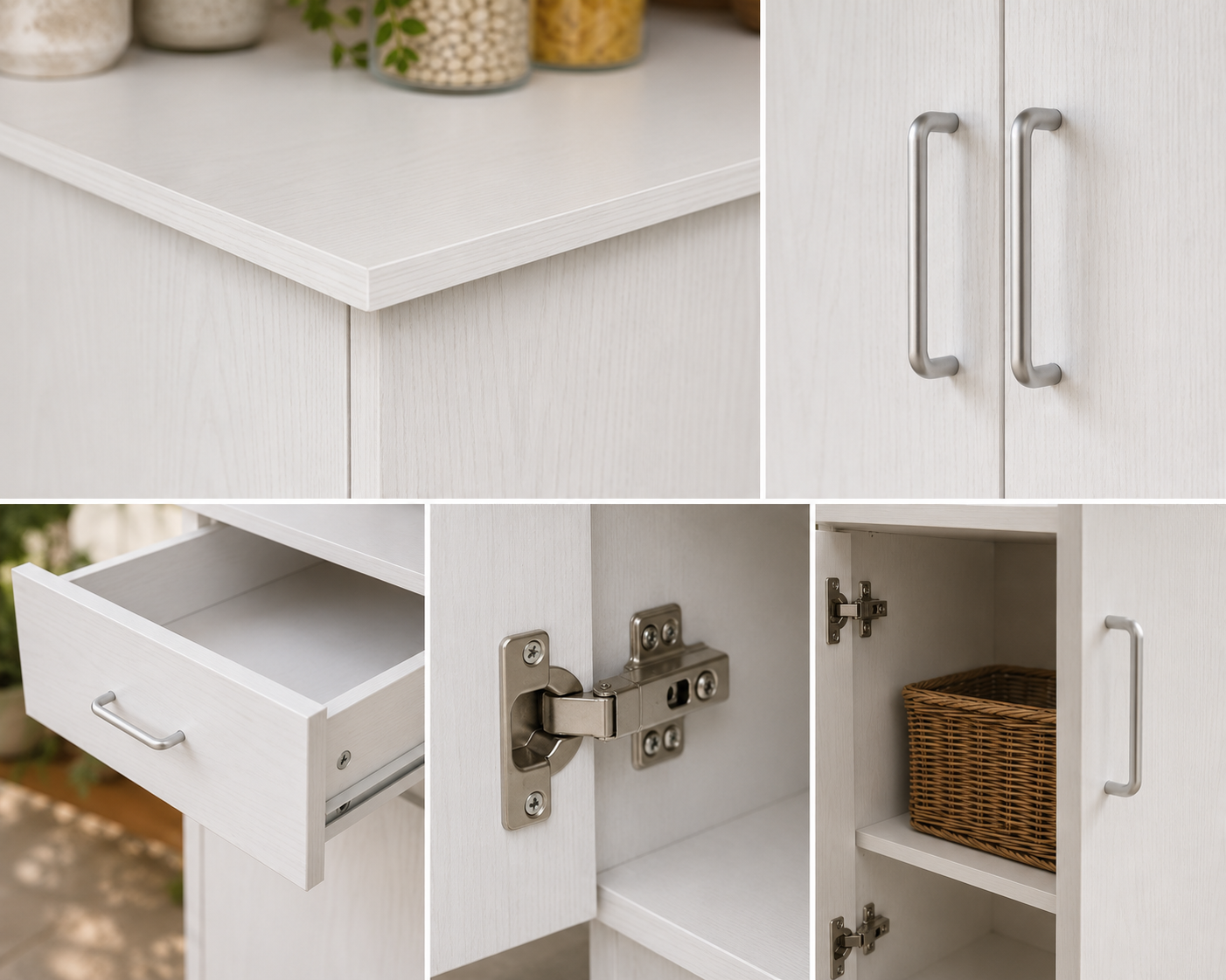 Modern Freestanding Kitchen Cupboard Storage
