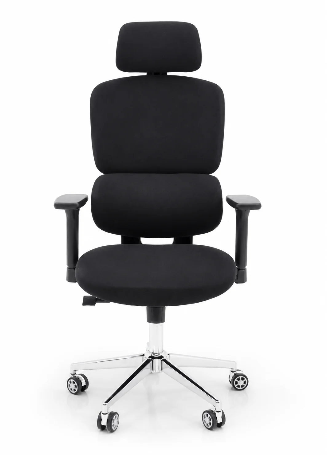 Modern High-Back Padded Office Chair with Adjustable Headrest