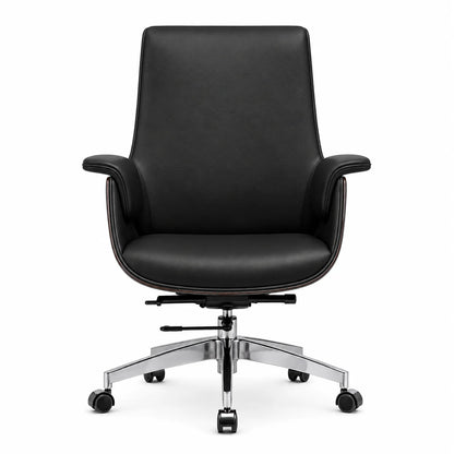 Modern Executive Office Chair with Padded Armrests