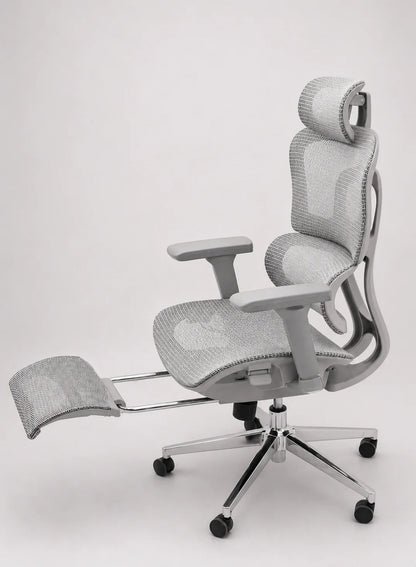 Modern Ergonomic Mesh Office Chair with Footrest