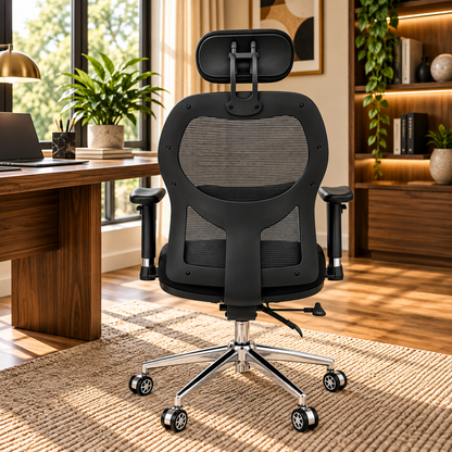 Ergonomic Mesh Office Chair with Adjustable Headrest