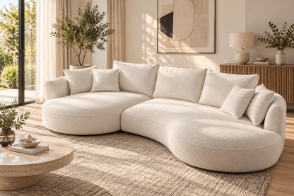 Modern Curved Sectional Sofa
