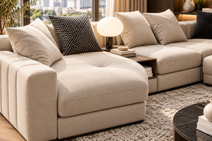 Modern U-Shaped Sectional Sofa