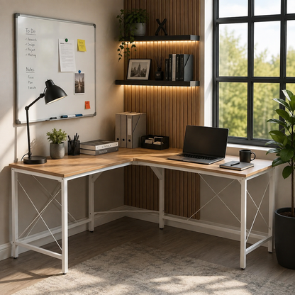 Modern L-Shaped Corner Computer Desk