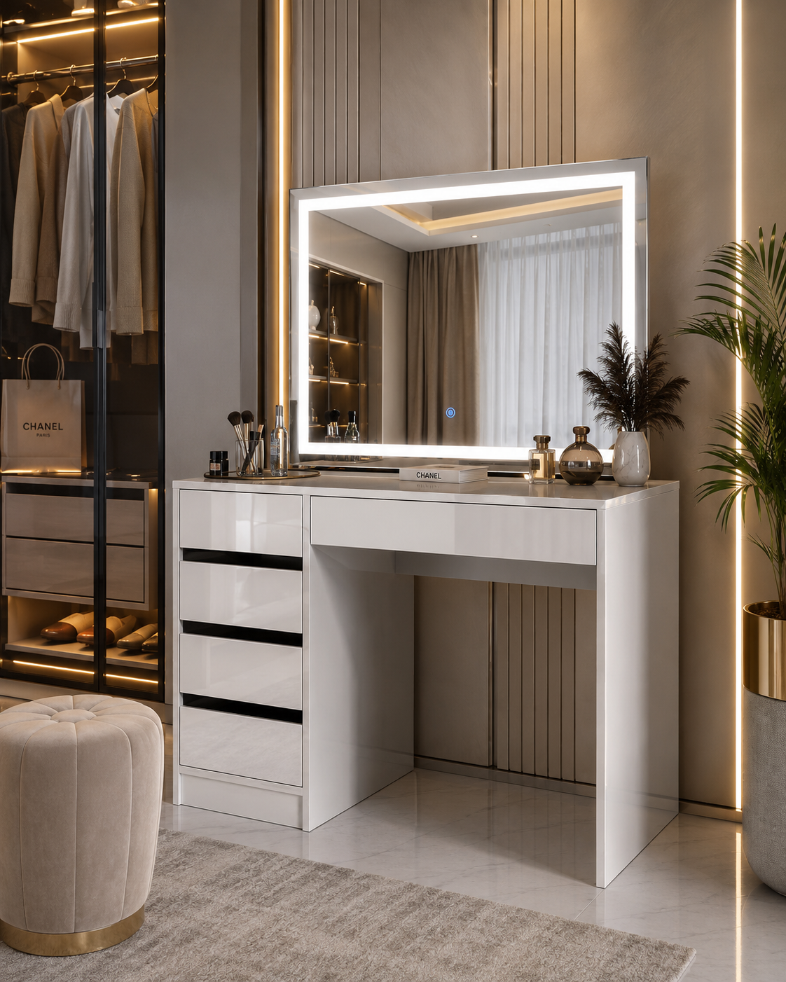 Vicco dressing table with light