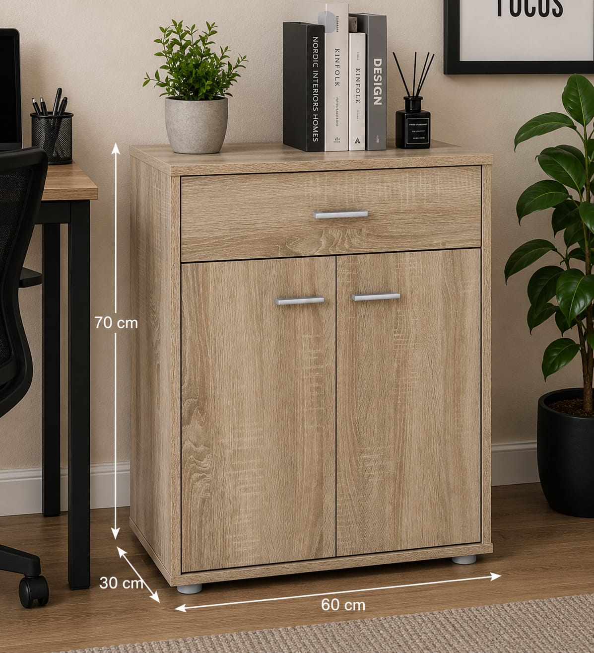Sideboard Cabinet in Sonoma Oak