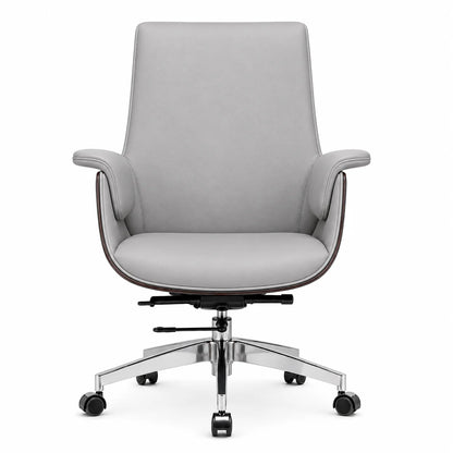 Modern Executive Office Chair with Padded Armrests