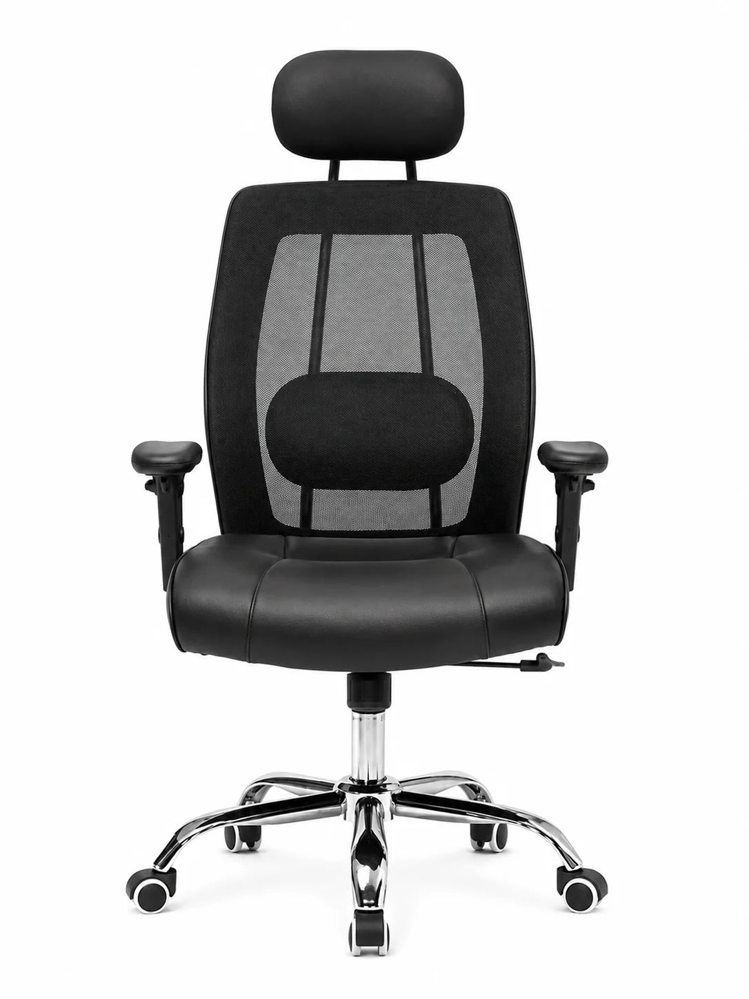 Ergonomic Mesh Office Chair with Adjustable Headrest & Lumbar Support