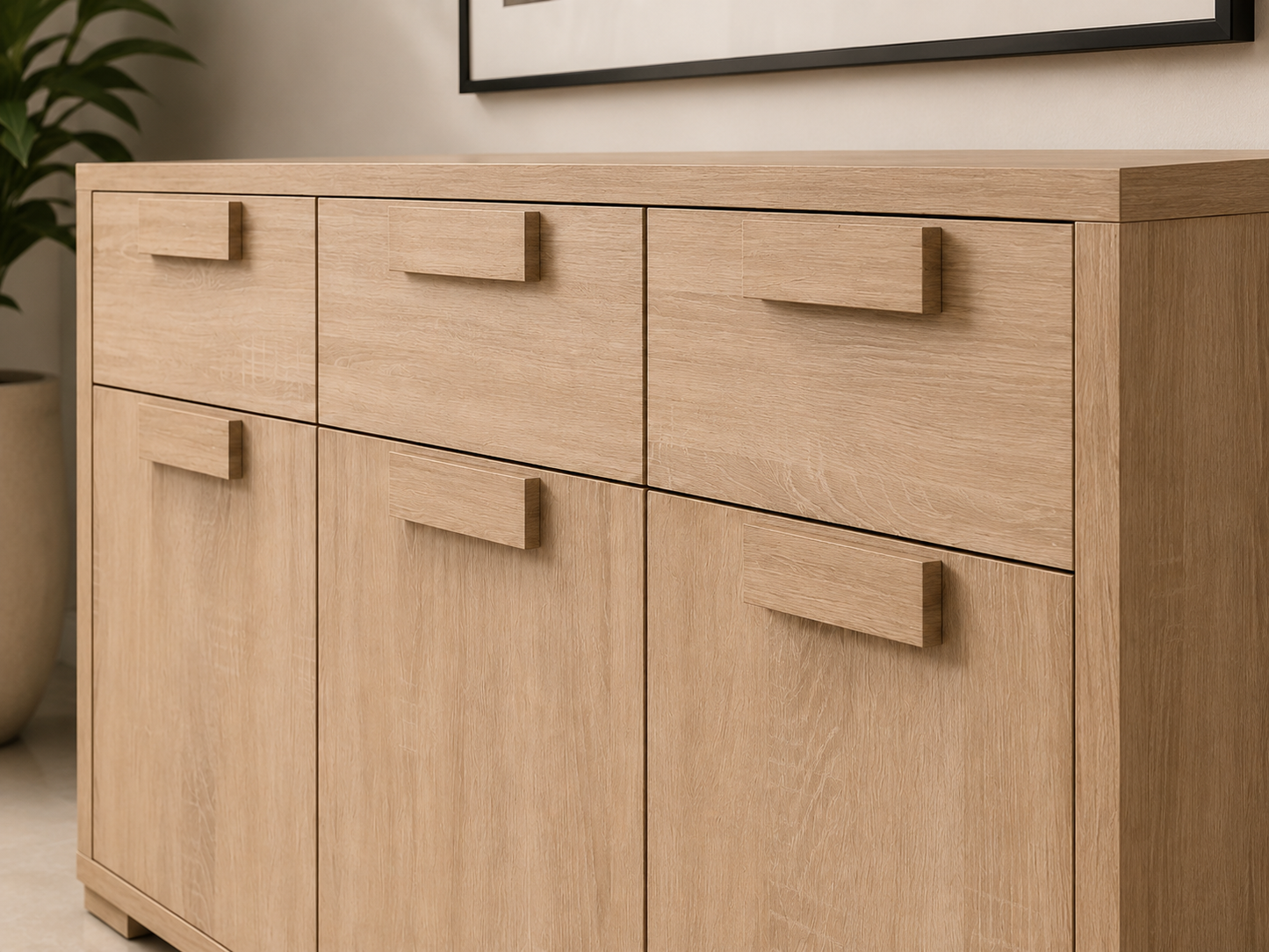 3 Door 3 Drawer Sideboard