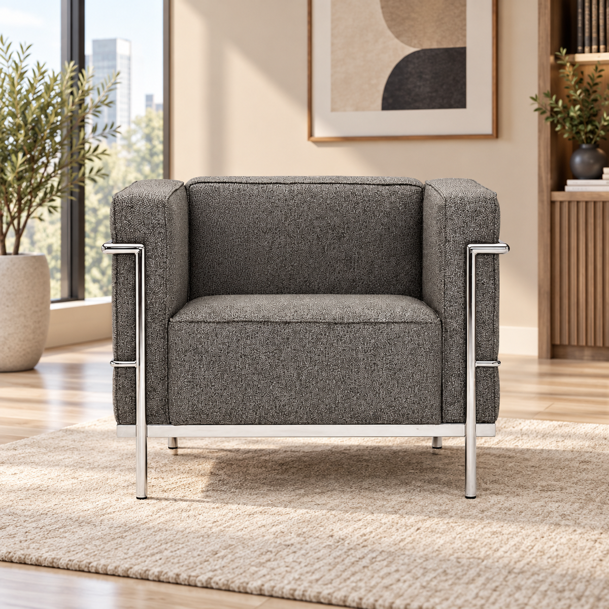 Luxury Padded Lounge Chair