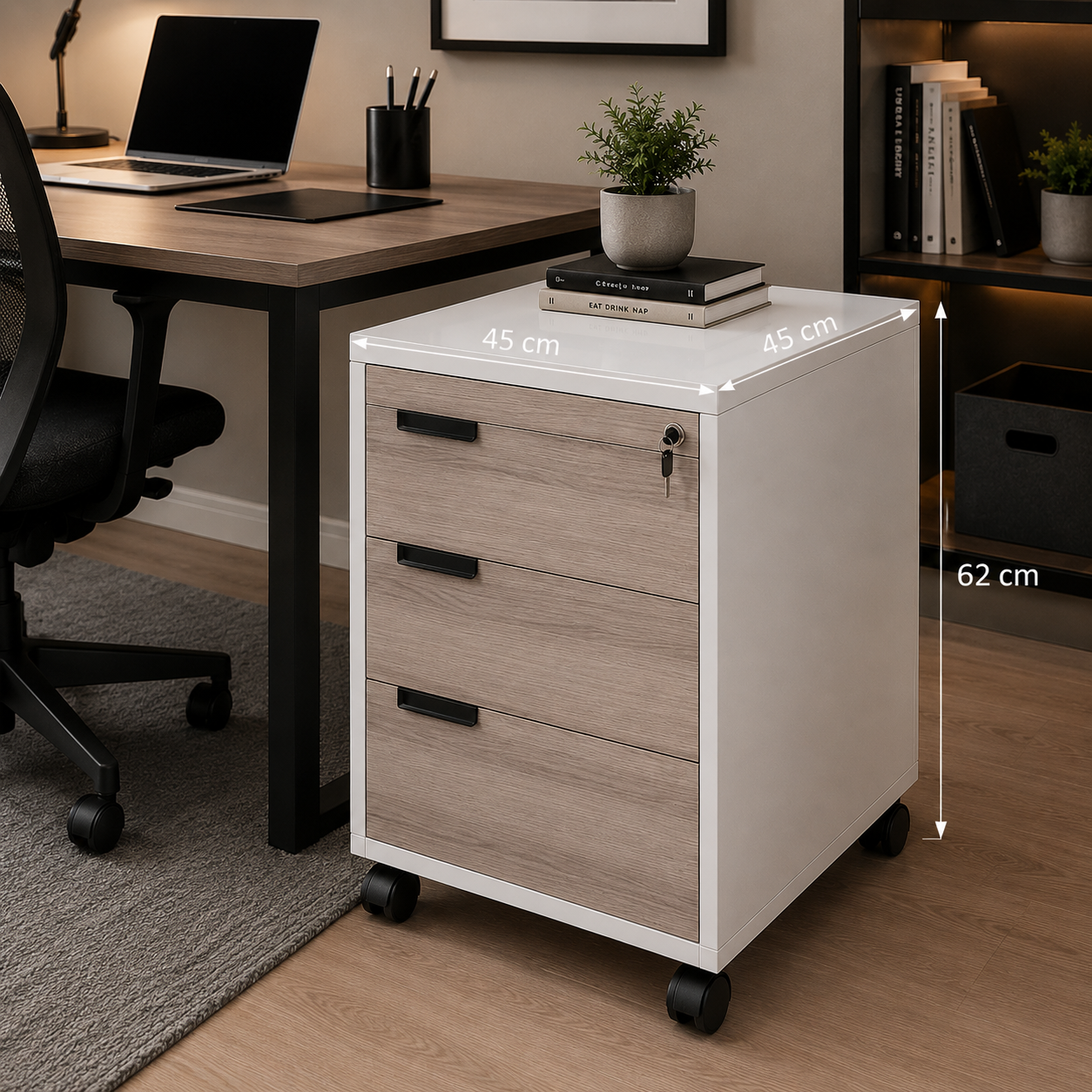 Office Drawers White