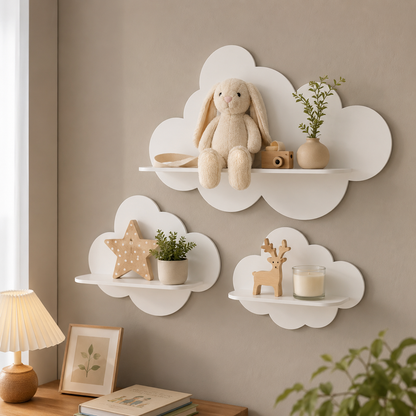 Wooden Wall Hanging Shelves
