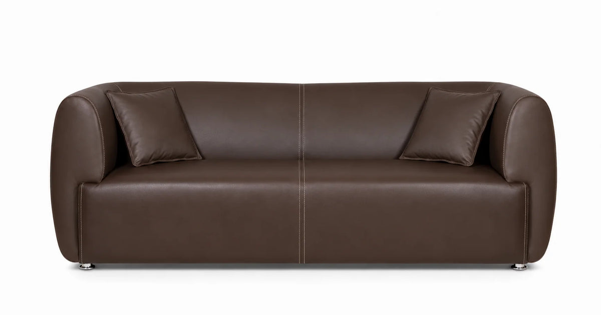 Modern Curved 3-Seater Sofa