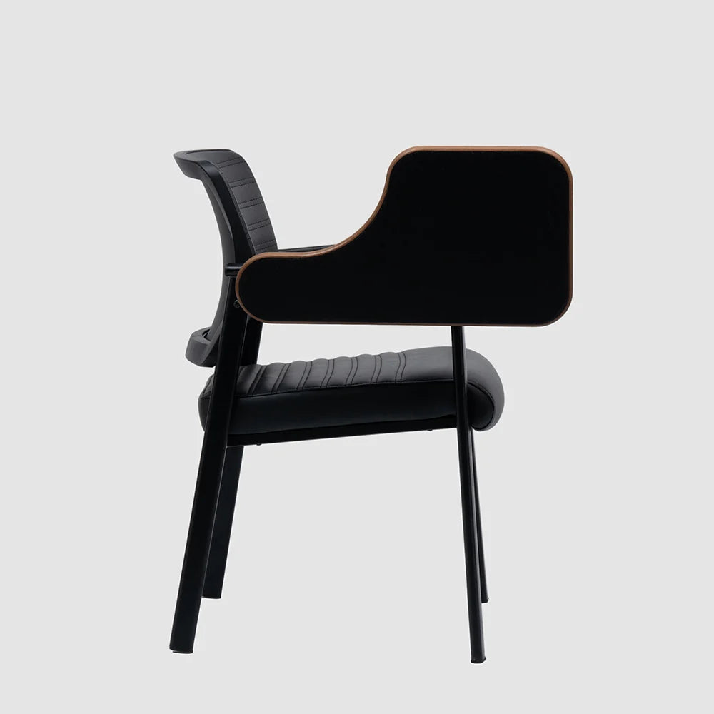 Modern Executive Office Chair with Writing Tablet