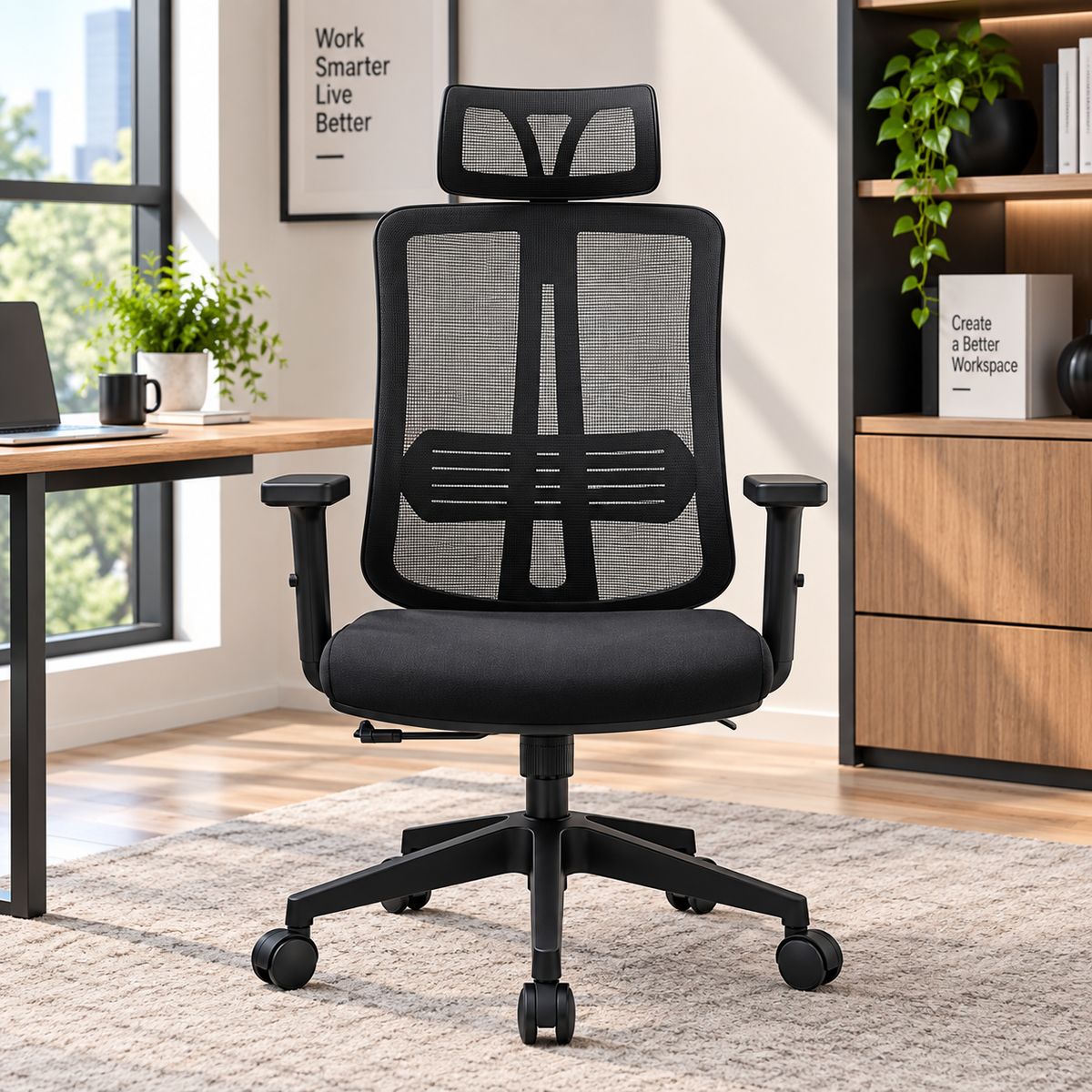 Ergonomic High Back Mesh Office Chair with Lumbar Support