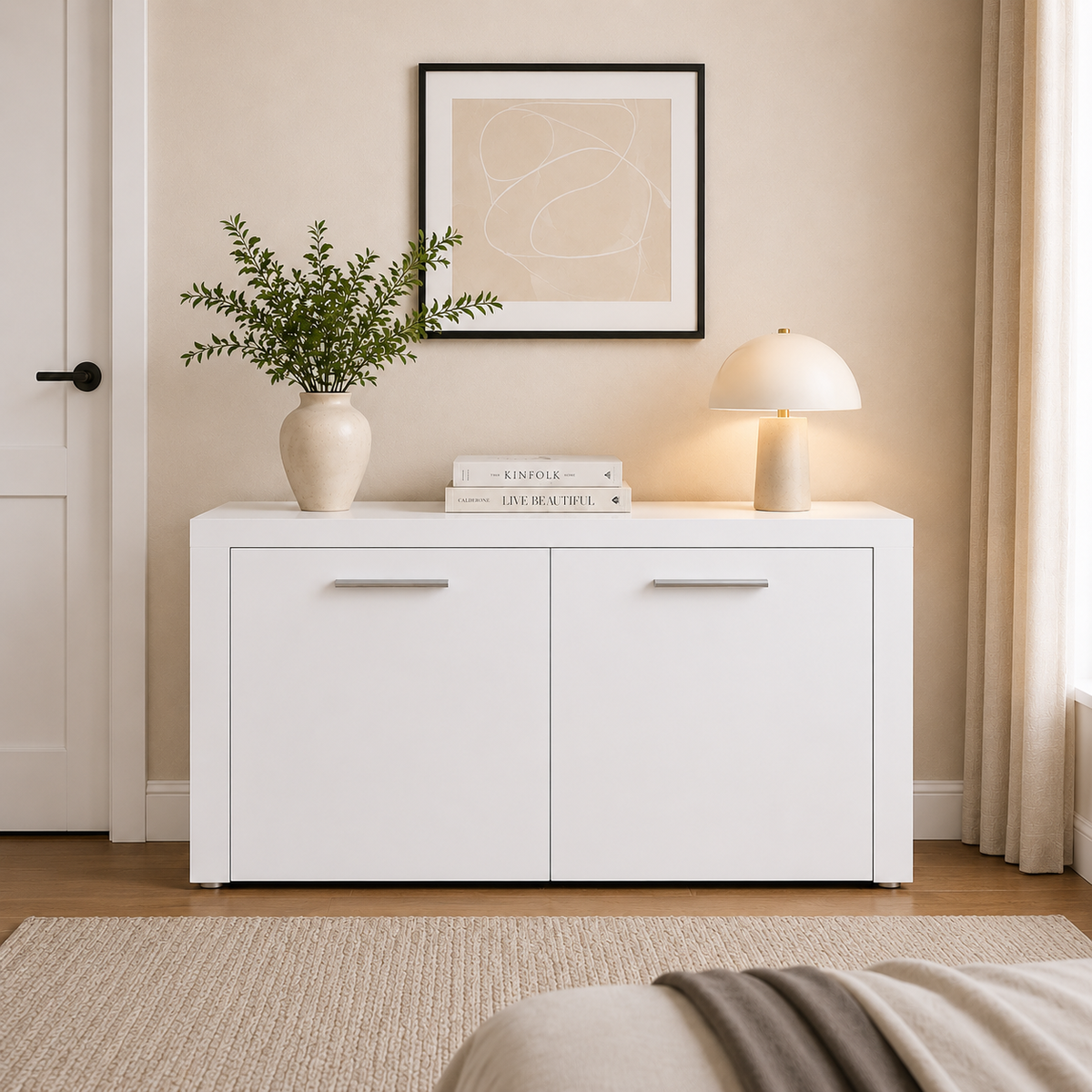 Modern 2-Door Storage Cabinet