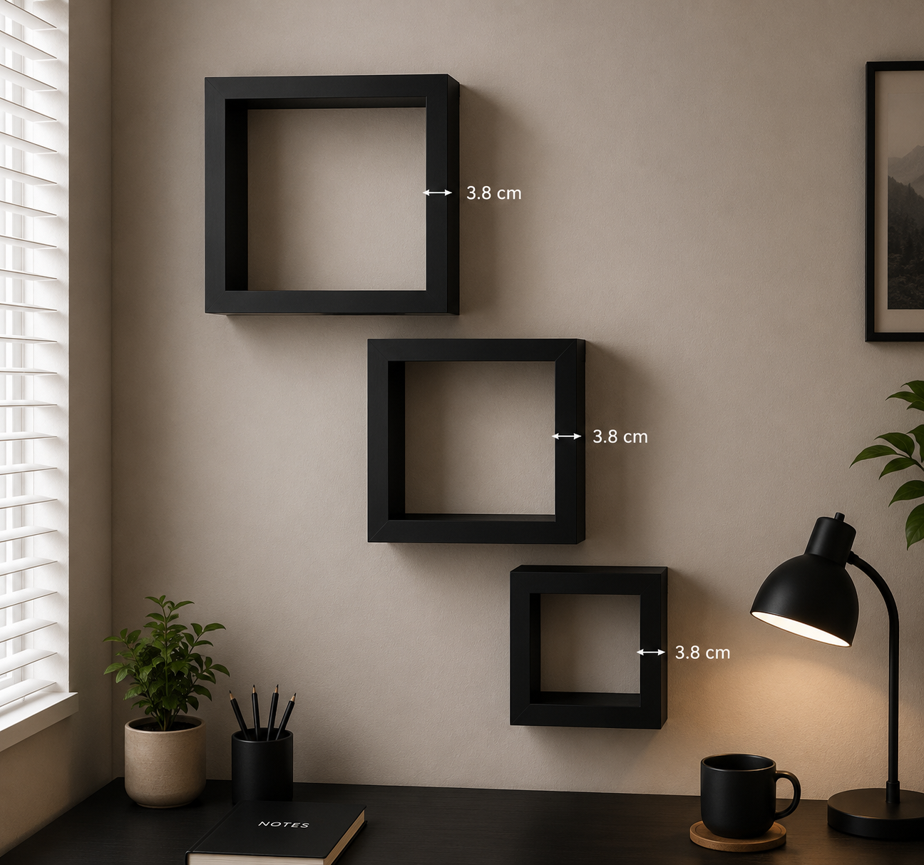 Square Wooden Wall Hanging