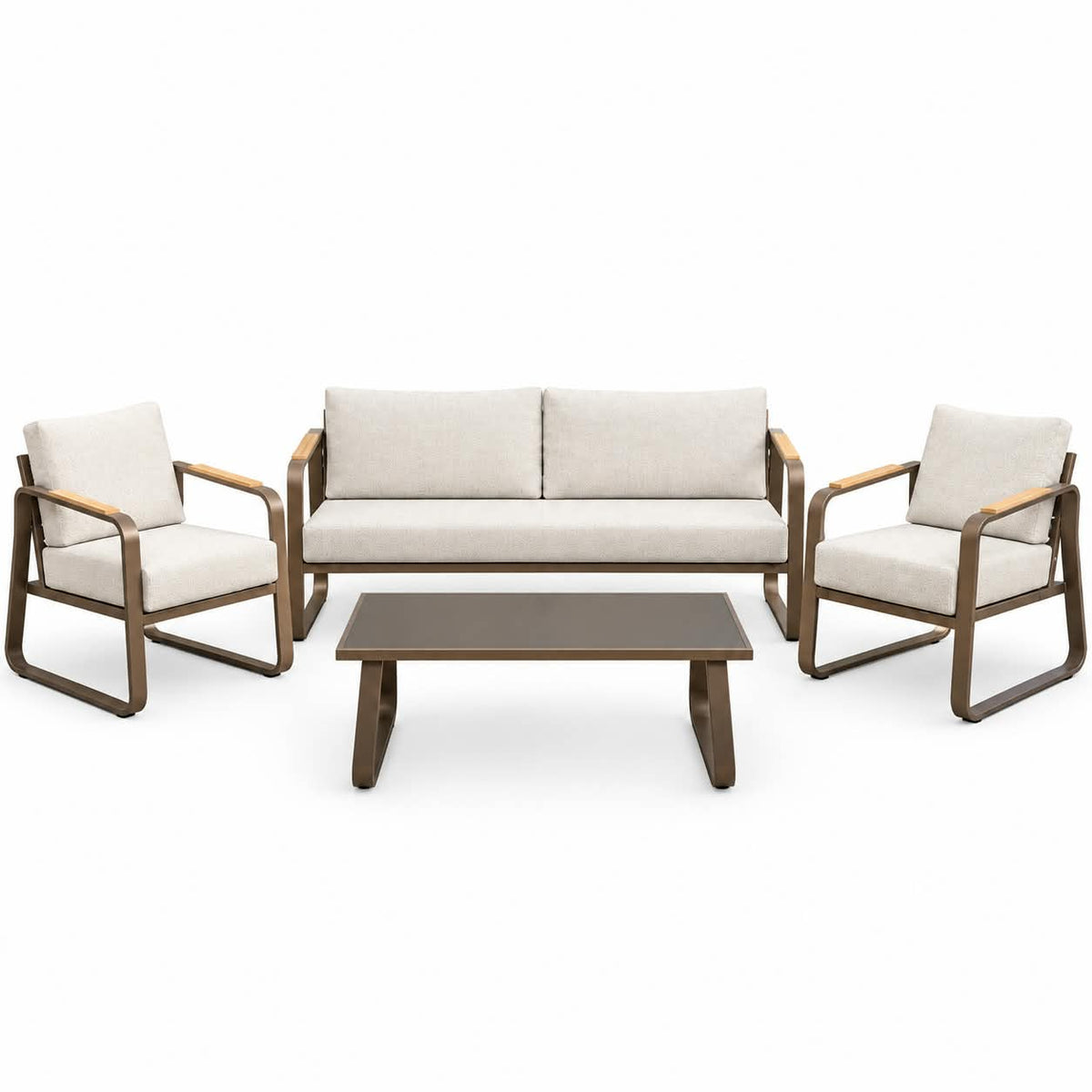 Modern Outdoor Patio Sofa & Chair Set