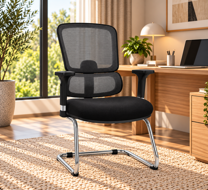 Bruno Modern Medical Office Chair with Fixed Frame