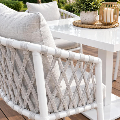 Modern Woven Outdoor Dining Set