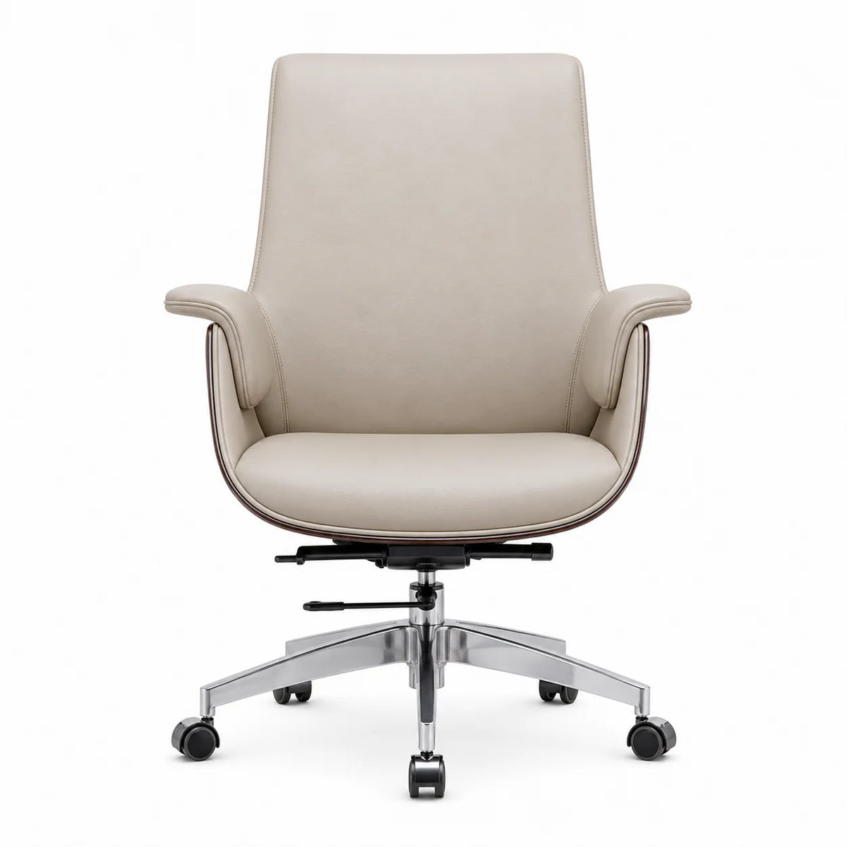 Modern Executive Office Chair with Padded Armrests