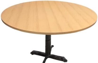 Al Amal Round Meeting Table For 6 Individuals Diameter 120 Cm On Rust Resistant Metal Chassis - Multi Color