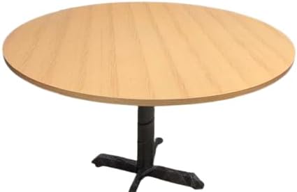 Al Amal Round Meeting Table For 6 Individuals Diameter 120 Cm On Rust Resistant Metal Chassis - Multi Color