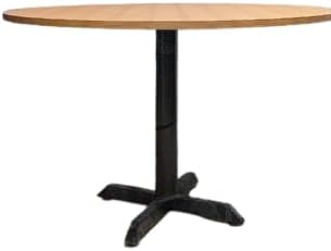 Al Amal Round Meeting Table For 6 Individuals Diameter 120 Cm On Rust Resistant Metal Chassis - Multi Color