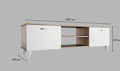 Ifurniture Multi TV Unit - White, 2725618461156